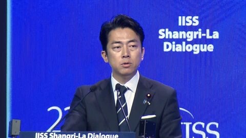 新型軍国主義「事実ではない」小泉防衛大臣が中国念頭に反論　アジア安全保障会議で演説