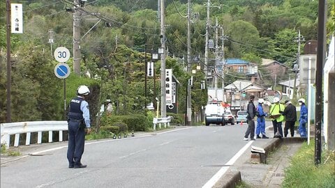 交通取り締まりの警察官はねられ重傷　車はそのまま逃走　ひき逃げ事件として捜査　群馬・渋川市