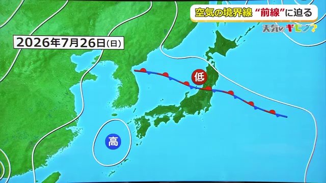 天気図の意味を知って備えを