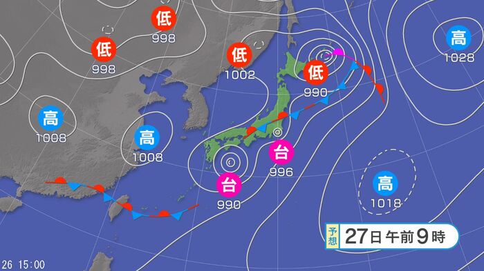 予想天気図