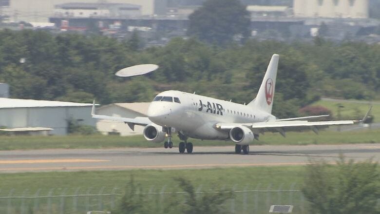 日本航空の「松本ー大阪線」運航始まる　万博へ行く旅行客も　片道1時間弱「早くていい」｜FNNプライムオンライン
