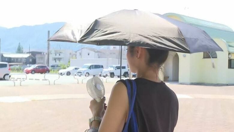 「長野県でこんなに猛暑になるのかと」　長野36.6℃など県内6地点で35℃超え　8月1日も暑さ続く　熱中症に警戒を｜FNNプライムオンライン