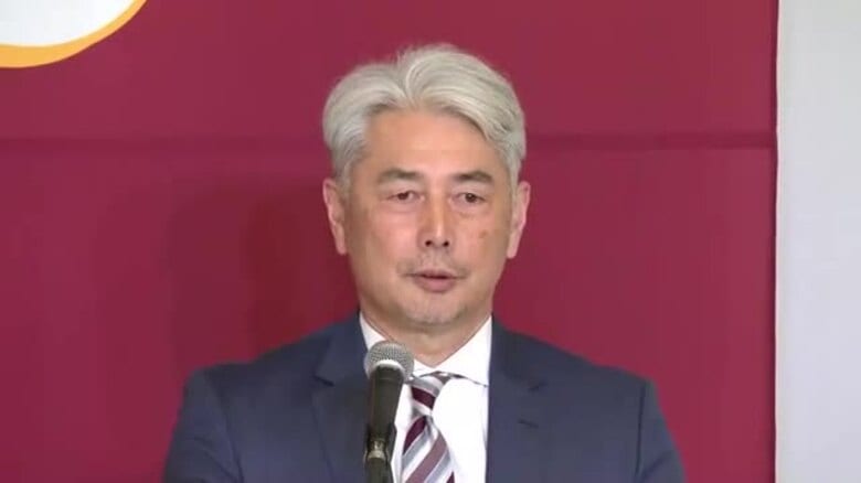 【楽天】吉井理人新監督が就任会見　「知識など全部つぎ込む」最下位からのチーム立て直しを図る｜FNNプライムオンライン