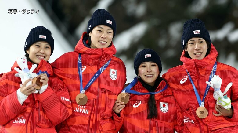 「克服できたオリンピック」髙梨沙羅選手が語った混合団体での銅メダル「諦めなかった自分への感謝の気持ちも」｜FNNプライムオンライン