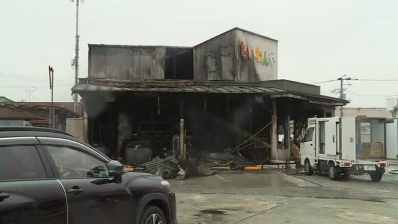 宮城県大崎市の青果店が全焼する火事　けが人なし｜FNNプライムオンライン