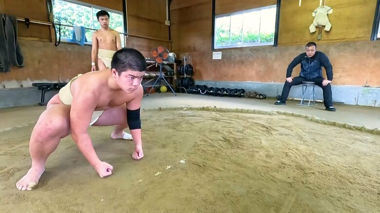 広島県大会で見事“２冠” 全国上位進出を目指した得意技の強化　山中堅慎くん（竹原高校相撲部）｜FNNプライムオンライン