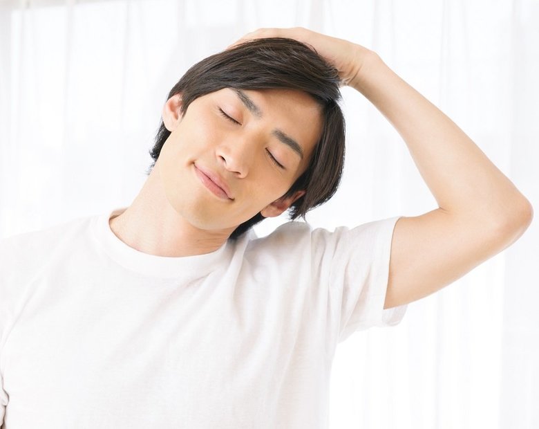 筋肉を無理しない程度にストレッチさせるとよい(画像はイメージ)