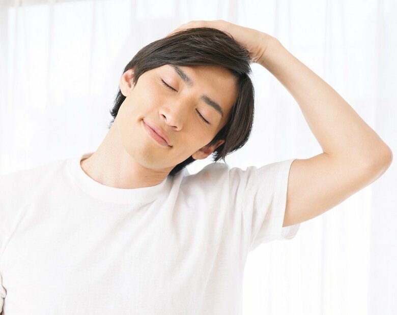 筋肉を無理しない程度にストレッチさせるとよい（画像はイメージ）