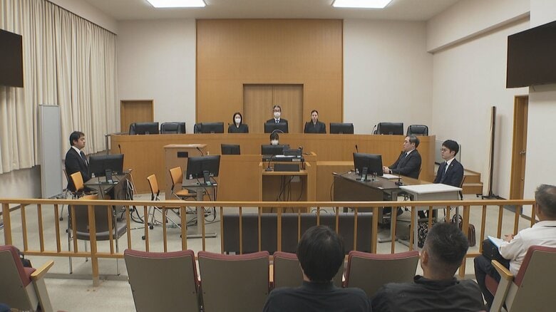 6日の法廷（富山地方裁判所）