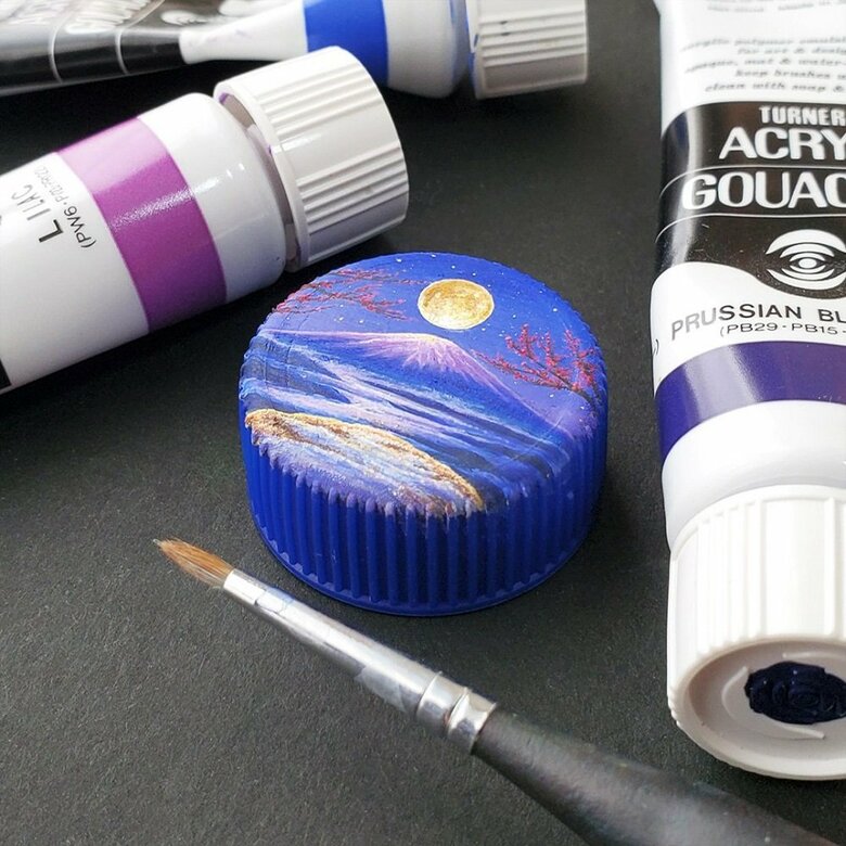 雲海に浮かぶ富士山