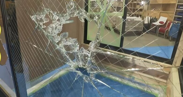 破片が細かい