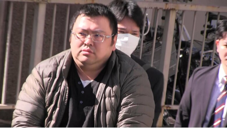 細谷健一容疑者（43）2月14日