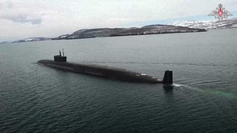 ロシアの戦略ミサイル原潜