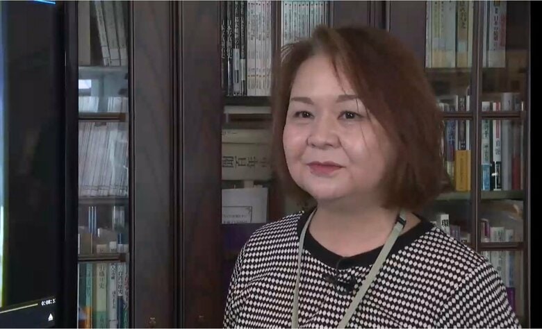 後藤新平記念館の学芸調査員・中村淑子さん