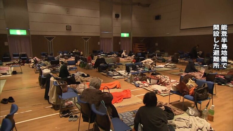 能登半島地震で開設した避難所