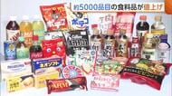【値上げ】約5000品目…今年最大の“値上げラッシュ”到来　食料品高騰に街から諦めの声「ずっと上がっているから実感ない」