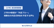 内定式直前、27卒の4割超が「内定ブルー」複数社の内定式参加を予定する声も