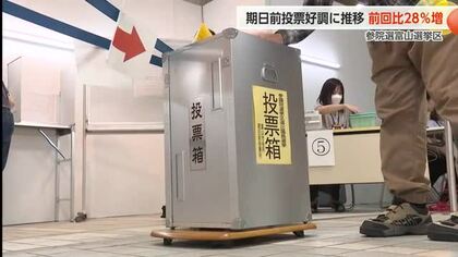 期日前投票「好調に推移」、前回比28%増 参院選富山選挙区