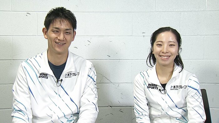 インタビューで「この期間を乗り越えたい」と話した2人