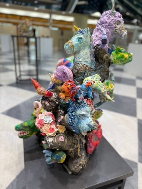 『シン・カロン』は2026年2月開催の生徒作品展で展示予定（画像提供：秋田公立美大附属高等学院）