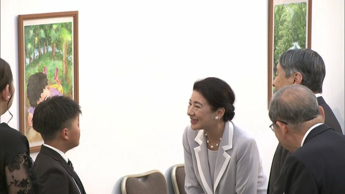 ポスター原画コンクールの入賞者と