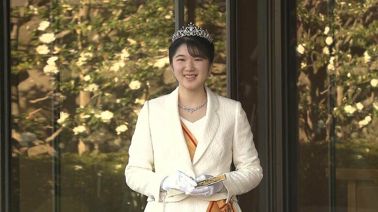 【解説】愛子さま2年ぶりのティアラ姿に注目　「新年祝賀の儀」での着用は初　大学卒業で変化の年｜FNNプライムオンライン