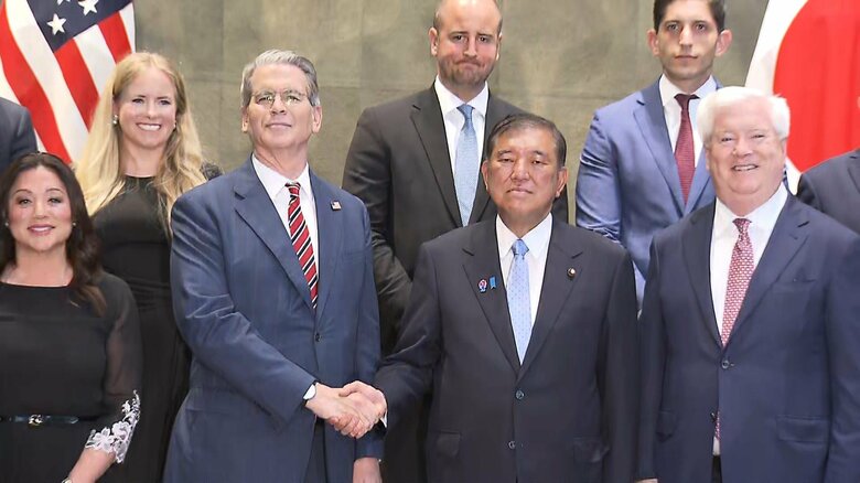【速報】石破首相がアメリカ財務長官と会談…関税について「双方の利益となる合意へ精力的に協議を」と伝達　ベッセント氏「必ずいい合意できる」｜FNNプライムオンライン