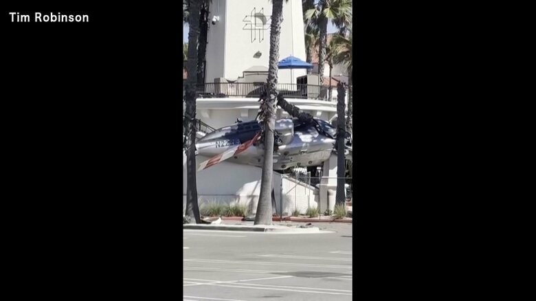 カリフォルニア州南部の海岸にヘリ墜落5人搬送｜FNNプライムオンライン