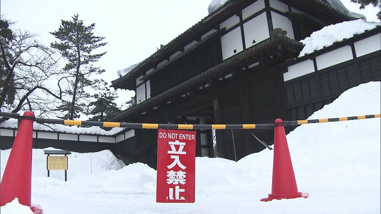 【最強寒波】8日に襲来…週末からの3連休に関東でも雪の可能性　“災害級の豪雪”青森では重要文化財の弘前城のやぐらが破損　｜FNNプライムオンライン
