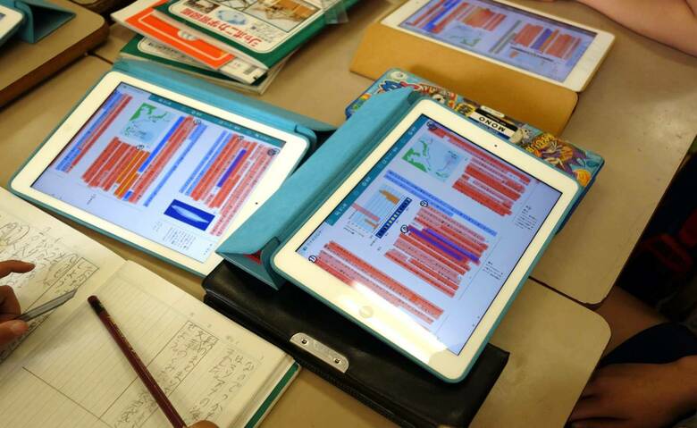 “目の疲れ”を訴えた中学生は約4割…デジタル教科書を使った小中学校に文科省が調査　適切な使用法を聞いた｜FNNプライムオンライン