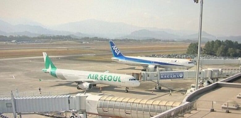 高松空港のANA羽田線　機材整備で東京・羽田行きの初便欠航　１１月１７日【香川】　｜FNNプライムオンライン