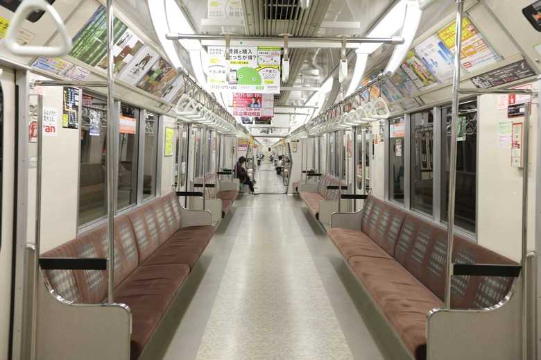 札幌市営地下鉄の車内(資料画像)
