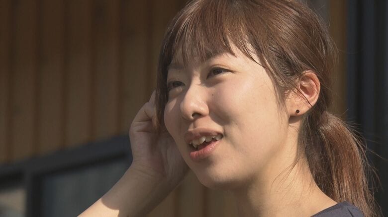 自宅全焼の被災者でもある東川今さん（27）