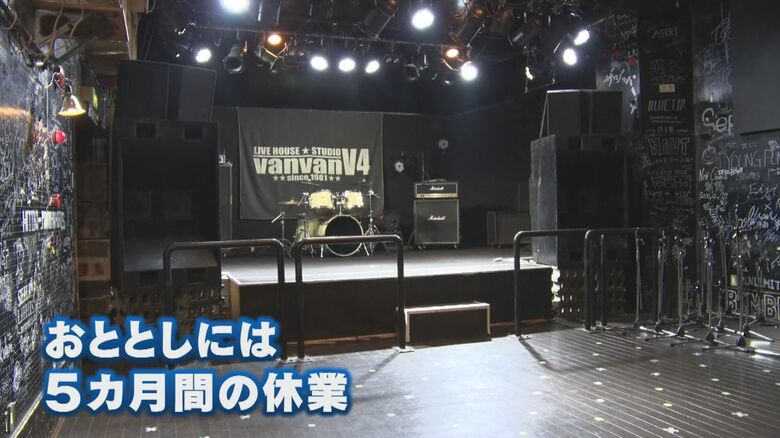 音楽も客の歓声も消えた５か月…