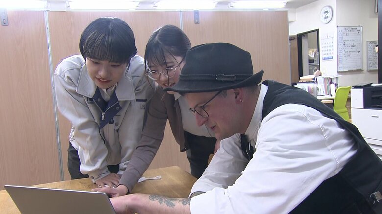 社員たちとの交流も