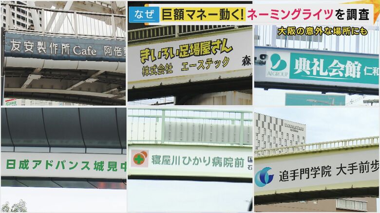 初めて歩道橋のネーミングライツを導入した自治体は大阪府