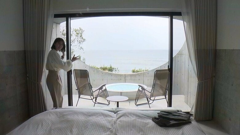 丸い建物の正体は「ホテル」