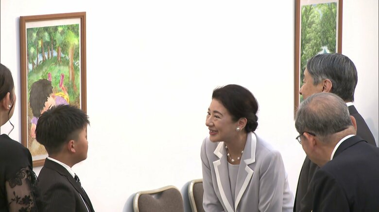 ポスター原画コンクールの入賞者と