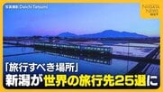 「2027年に行くべき世界の旅行先25選」に新潟県が日本で唯一選出！なぜ新潟？「まるで魔法のような世界に」と称賛