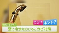 【梅雨前に…】お風呂場カビ対策の疑問「壁に冷水をかける」「ドアを開けて換気」はウソ？ホント？
