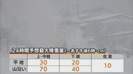 冬の嵐　１２日明け方にかけて上・中越では大雪による交通の乱れに注意・警戒を【新潟】