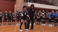 バレーボール女子元日本代表　新鍋理沙さんが講師　UMKスポーツフェスタ