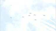 ブルーインパルス飛来 空から医療従事者らに感謝
