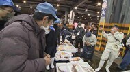 新春恒例の“初市“ 瀬戸内海の水産物が並び2022年の初競り 岡山市中央卸売市場【岡山・岡山市】