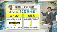 夏でも大きな寒暖差「夏のヒートショック」要注意！「冬より夏のほうが脳梗塞頻度高い」外とエアコンの温度差は10℃以内に「2段階冷却」でリスク回避を