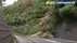 道路ののり面が土砂崩れ　復旧まで３、４日　広島・安佐南区