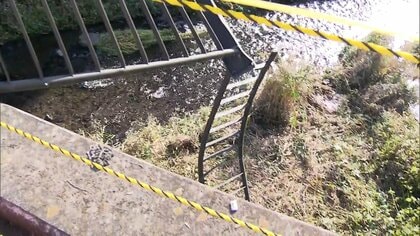 「車が橋の下に落ちている」乗用車が橋の欄干突き破り川に転落…60代くらいの男性死亡　栃木・那須町