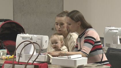 日本生活が1年以上に…ウクライナ避難民の憩いの場としてブラザー工業がミシン教室　刺繍は現地で親しまれる【愛知発】