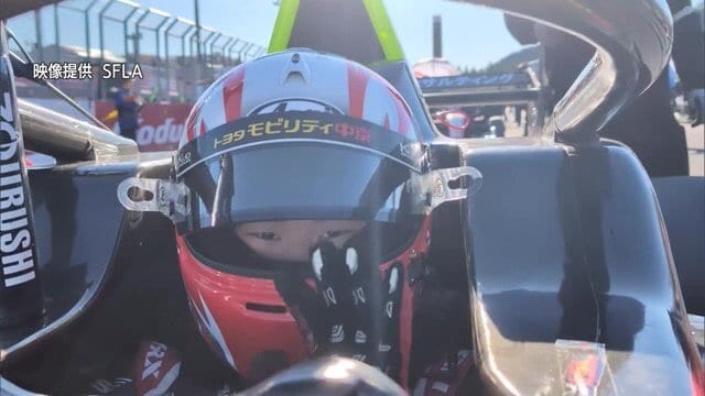 山形市出身のトヨタレーサー小林利徠斗さん(19)