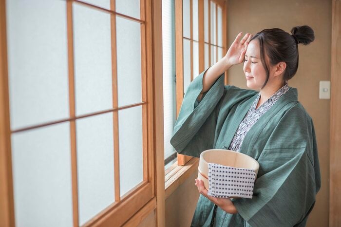 血糖値が低下・水分が不足した状態での入浴は危険(イメージ)